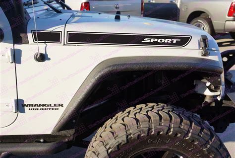 jeep jk hood decal|Jeep Wrangler JK & JKU Hood Decal